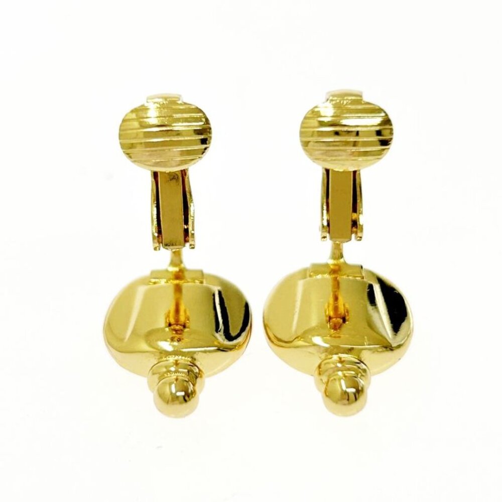 Christian Dior GP Dune Perfume Bottle Earrings Gold Earrings - Picture 6 of 7